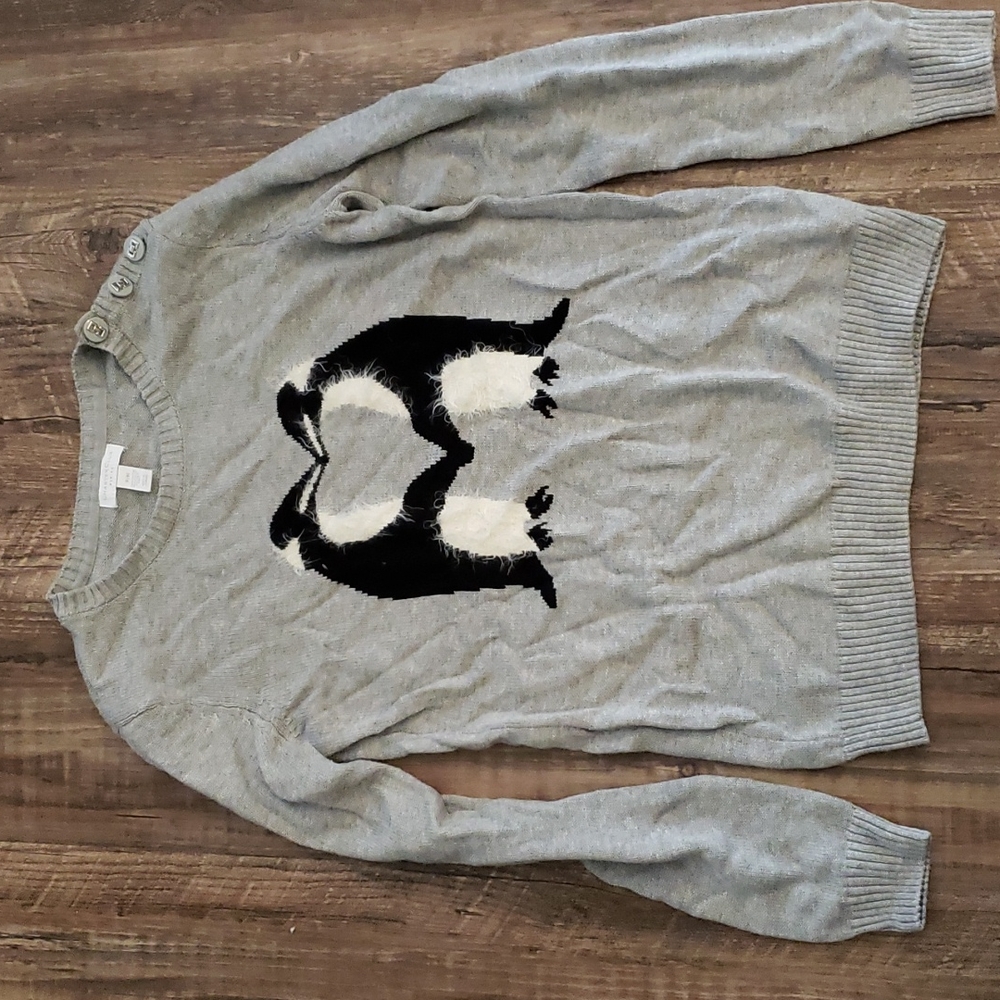 Soft penguin sweater